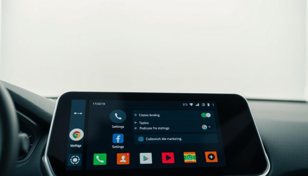 écran de personnalisation