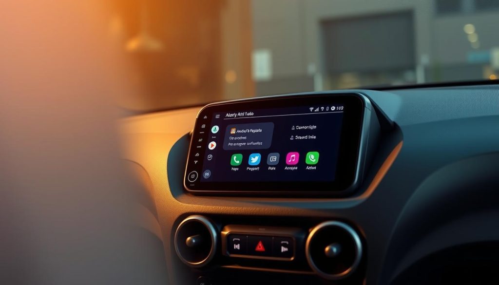 écran tactile Android Auto
