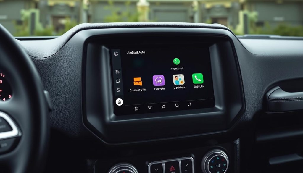 écran tactile Android Auto Jeep
