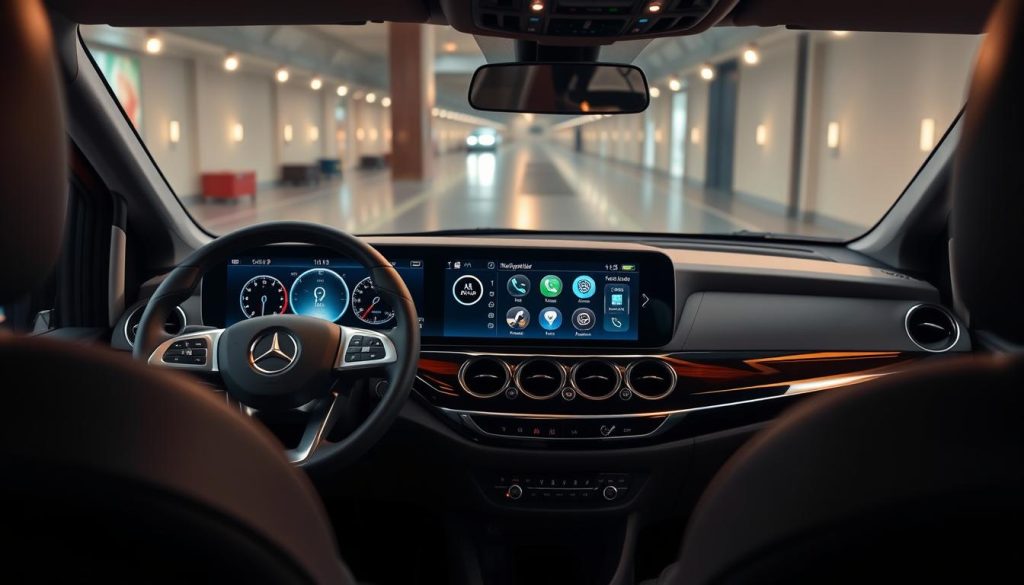 écran tactile haute résolution commandes volant