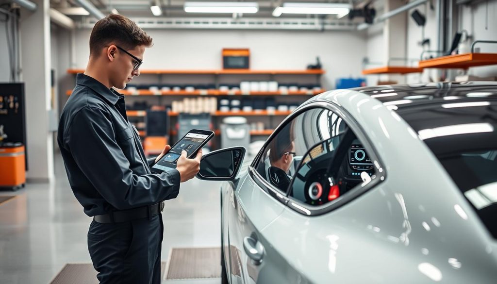 entretien voiture connectée