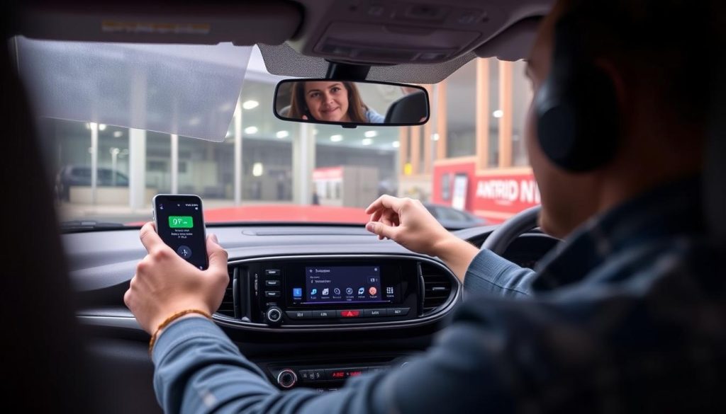 installation android auto kia cerato