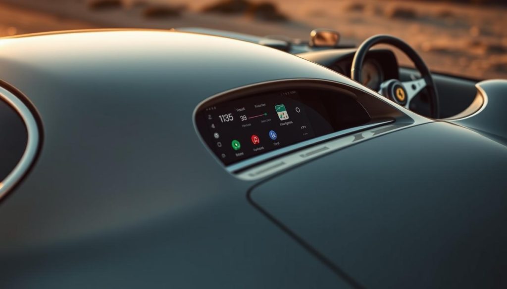intégration parfaite Android Auto Ferrari 275 GTB