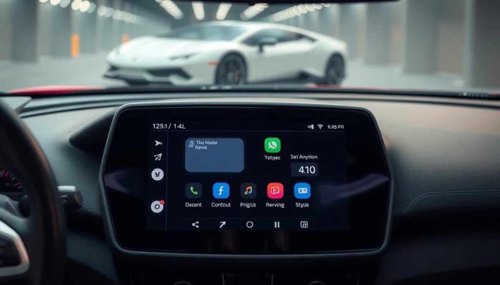 interface de divertissement embarquée