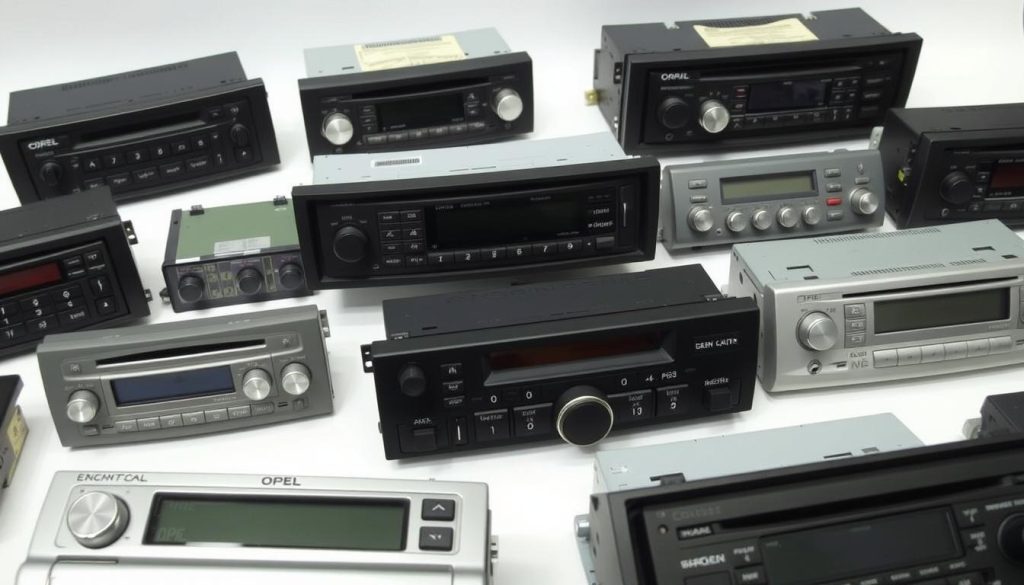 modèles d'autoradio Opel Corsa