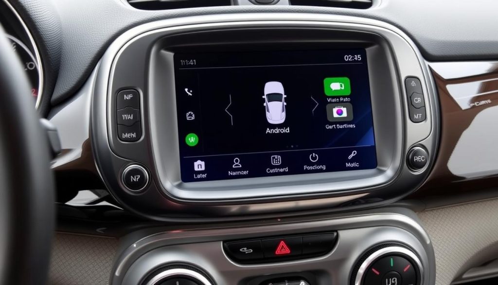 module android auto fiat 500x installation
