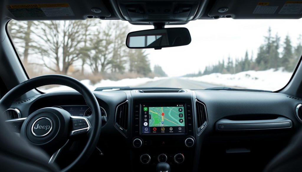 navigation GPS Android Auto Jeep
