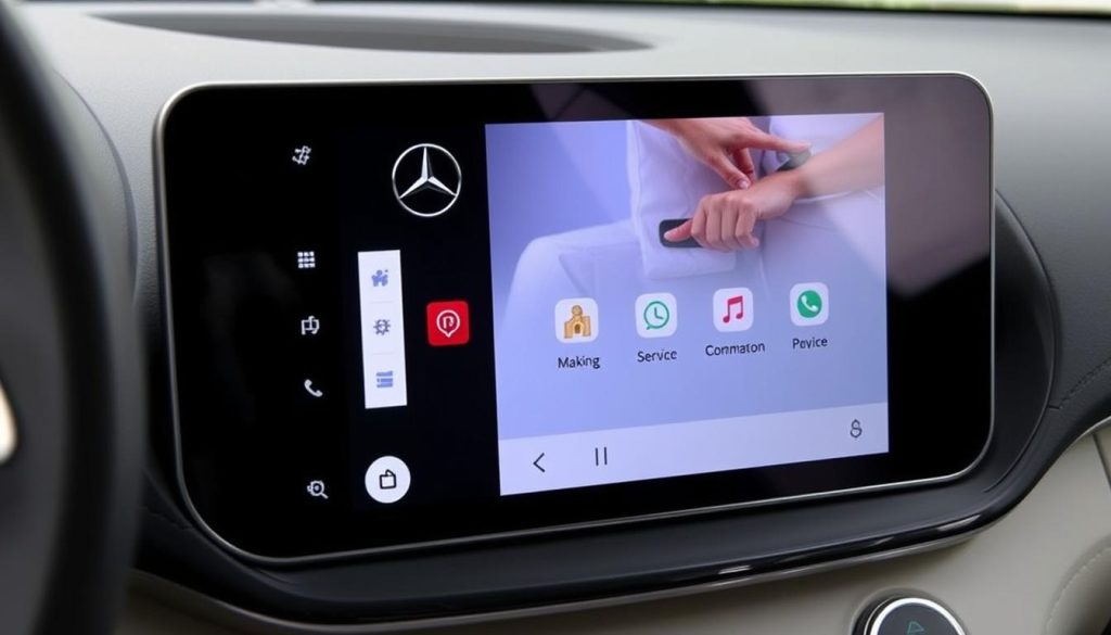spécifications Android Auto Mercedes 200