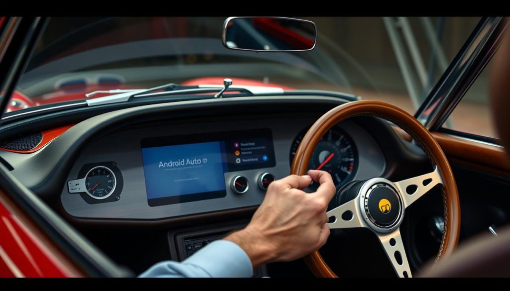 technologie moderne dans les voitures classiques