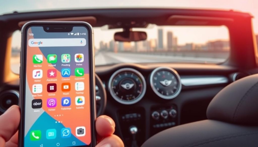 Android Auto MINI Convertible applications