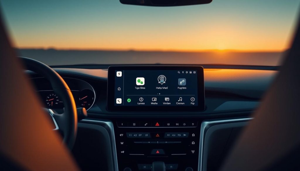 Android Auto interface Android Auto interface