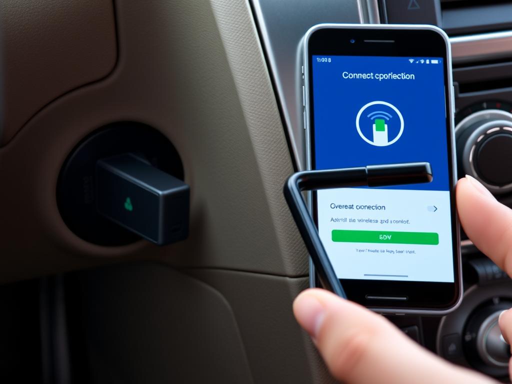 Connexion d'un adaptateur Android Auto sans fil