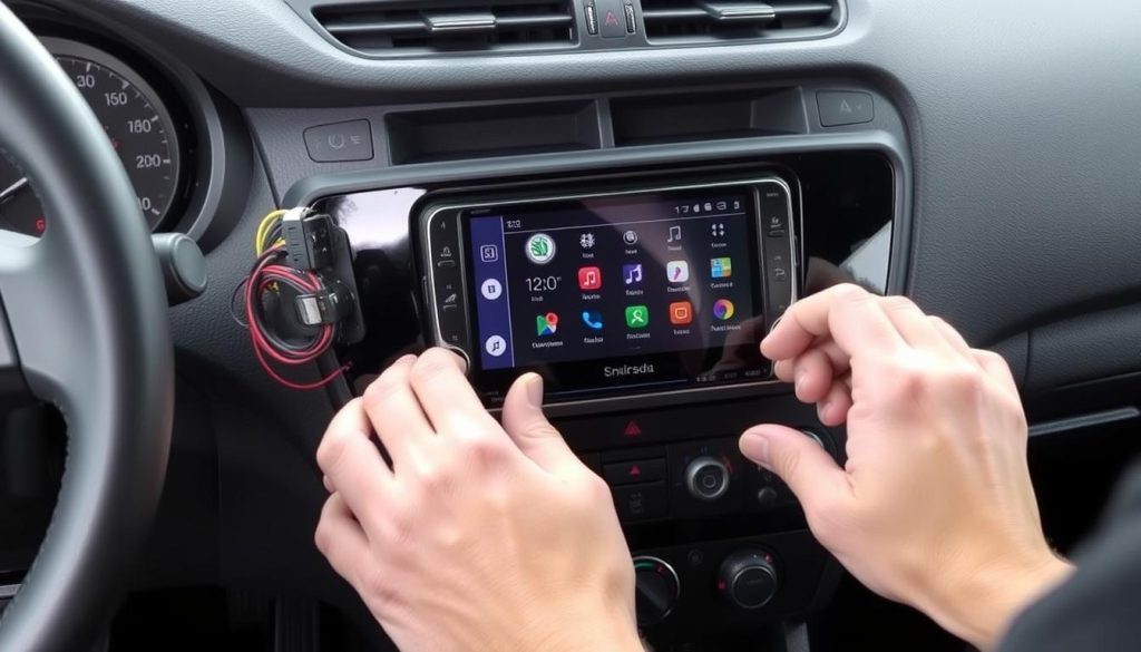 Installation d'un autoradio Android Auto dans une Škoda Felicia