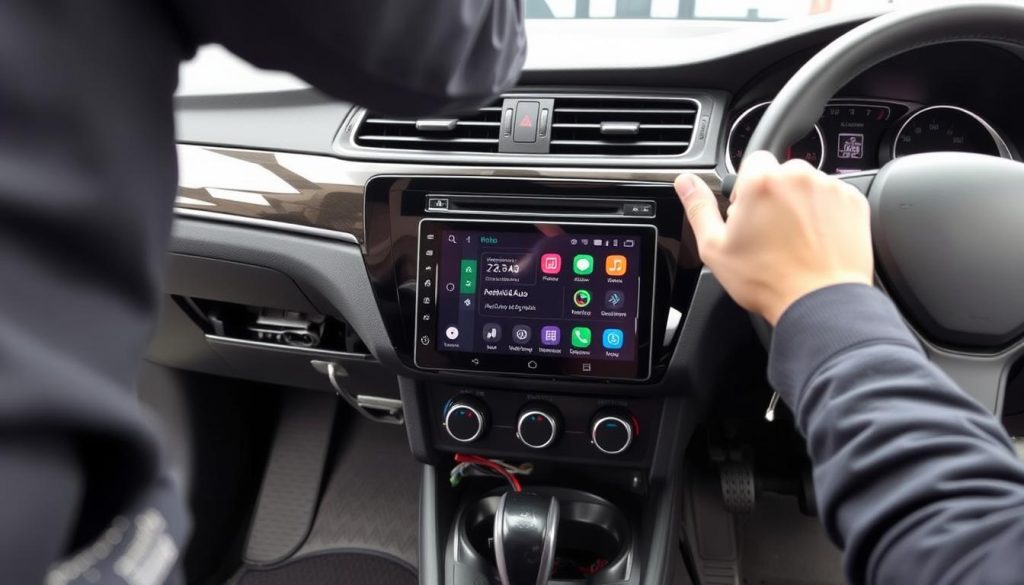 Installation d'un autoradio Android Auto dans une Škoda Superb