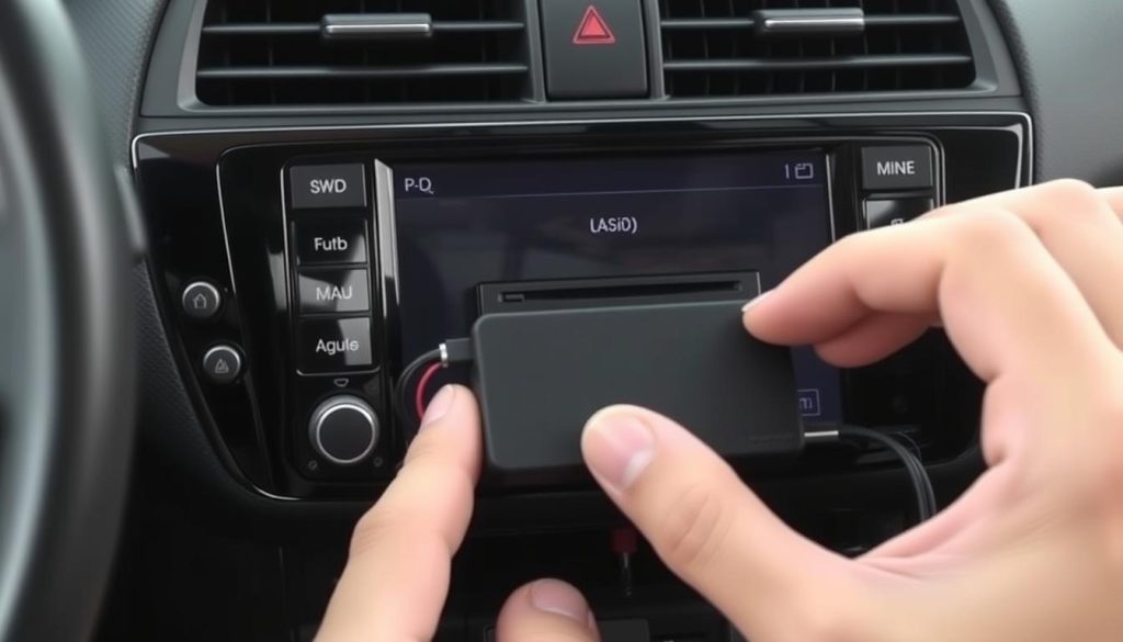 Installation d'un module Android Auto dans une Škoda Octavia