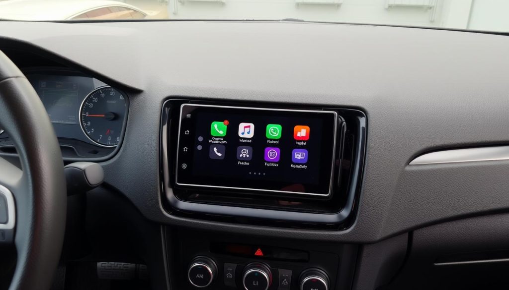 Installation finale d'un autoradio Android Auto dans une Škoda Rapid