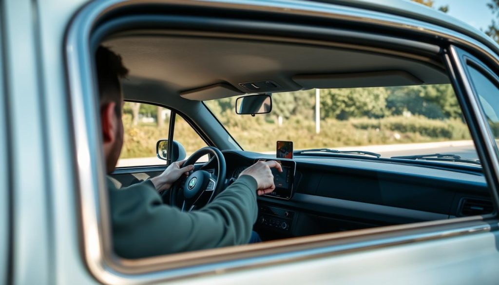 Propriétaire de Škoda Favorit utilisant Android Auto