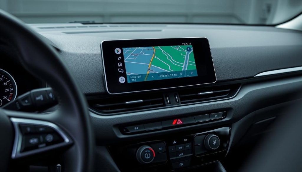 Škoda Felicia avec écran Android Auto installé