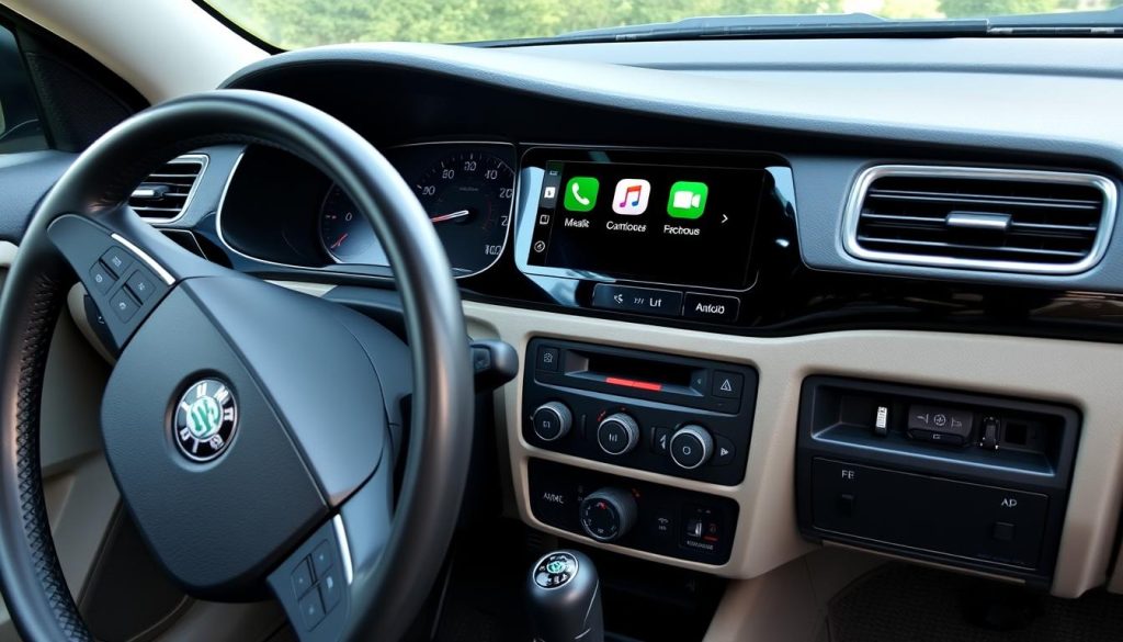 Škoda Felicia modernisée avec Android Auto