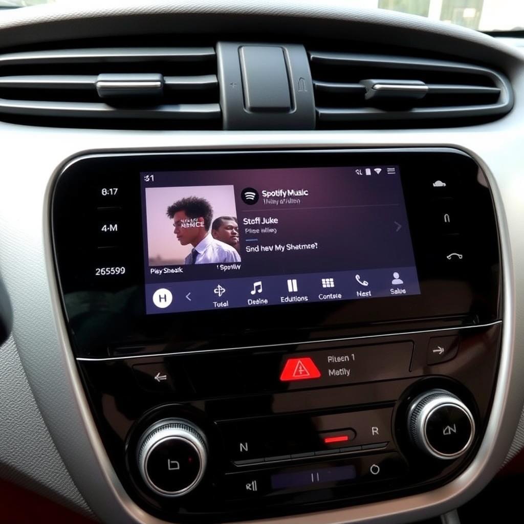 Spotify sur Android Auto Nissan Juke