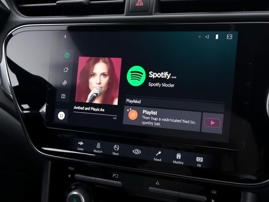 Spotify sur Android Auto dans une Škoda Superb