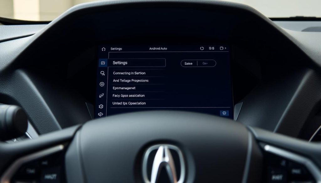 configuration Android Auto Acura ZDX