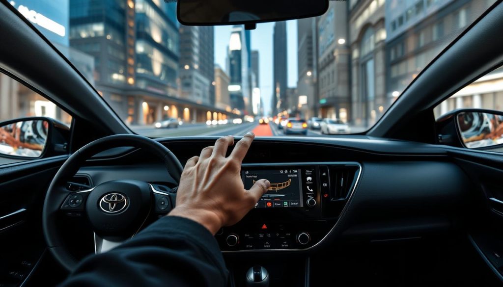 contrôle vocal dans la Toyota Corolla