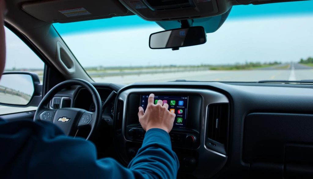 fonctionnalités Android Auto Chevrolet Silverado