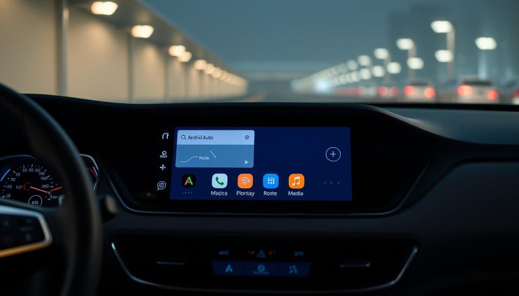 interface utilisateur Android Auto
